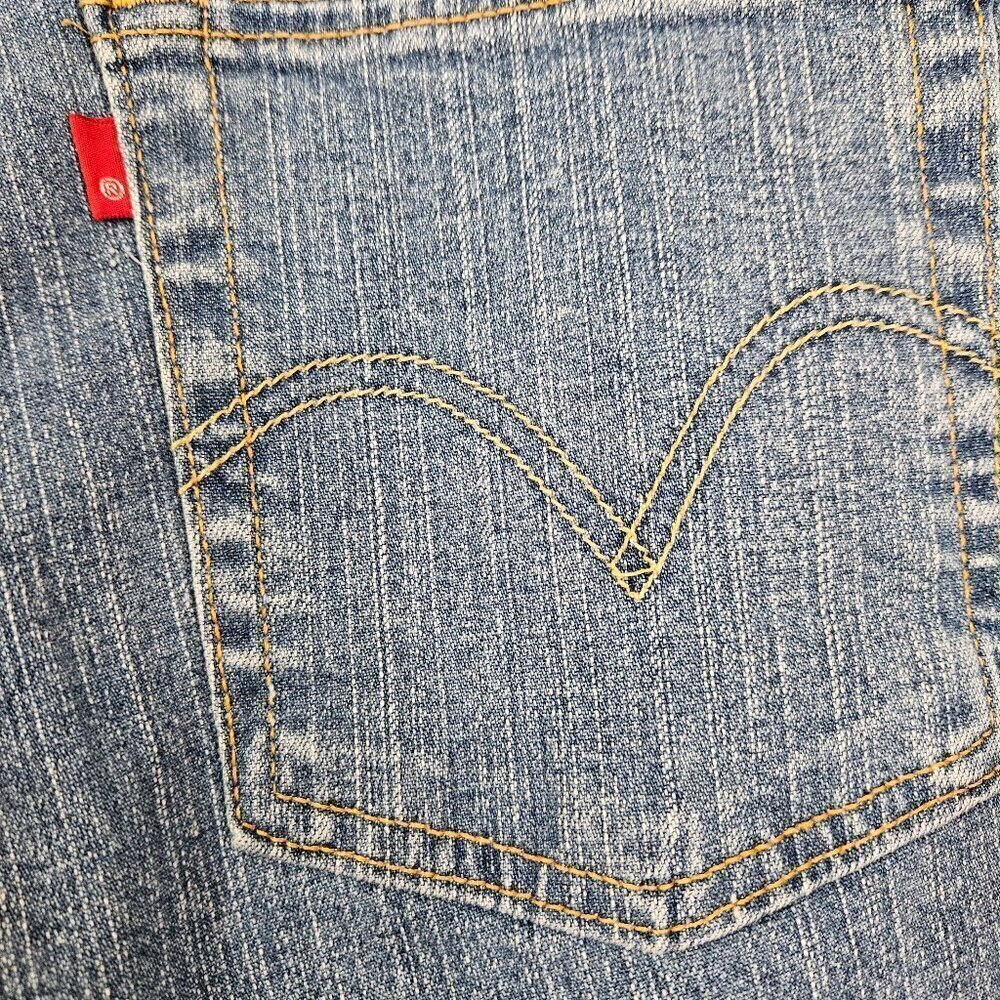 Levi's 550 Women Relaxed Boot Cut Midrise Western Y2K Jeans Size 14L - Picture 6 of 9